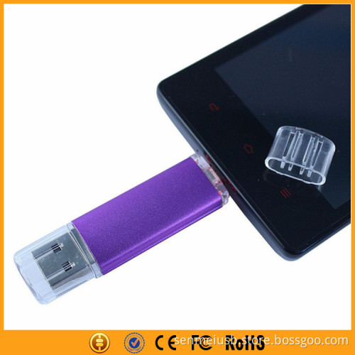 Shenzhen factory android smartphone otg dual usb flash drive